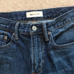 GAP slim straight jeans 28x30